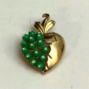 Coro Flaming Heart RARE design by Alfred Katz 1952